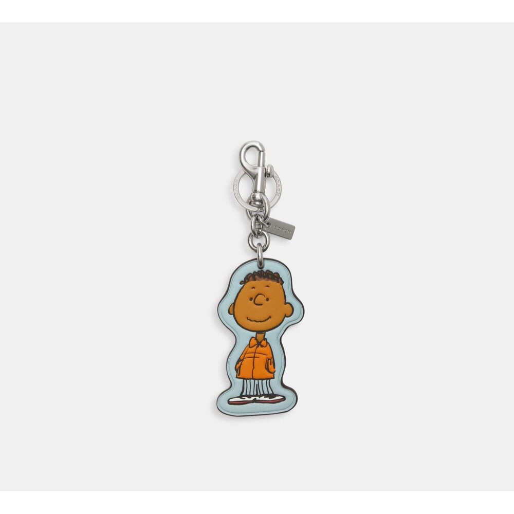Coach x Peanuts 2025 Peppermint Patty Bag Charm Keychain - Picture 11 of 12